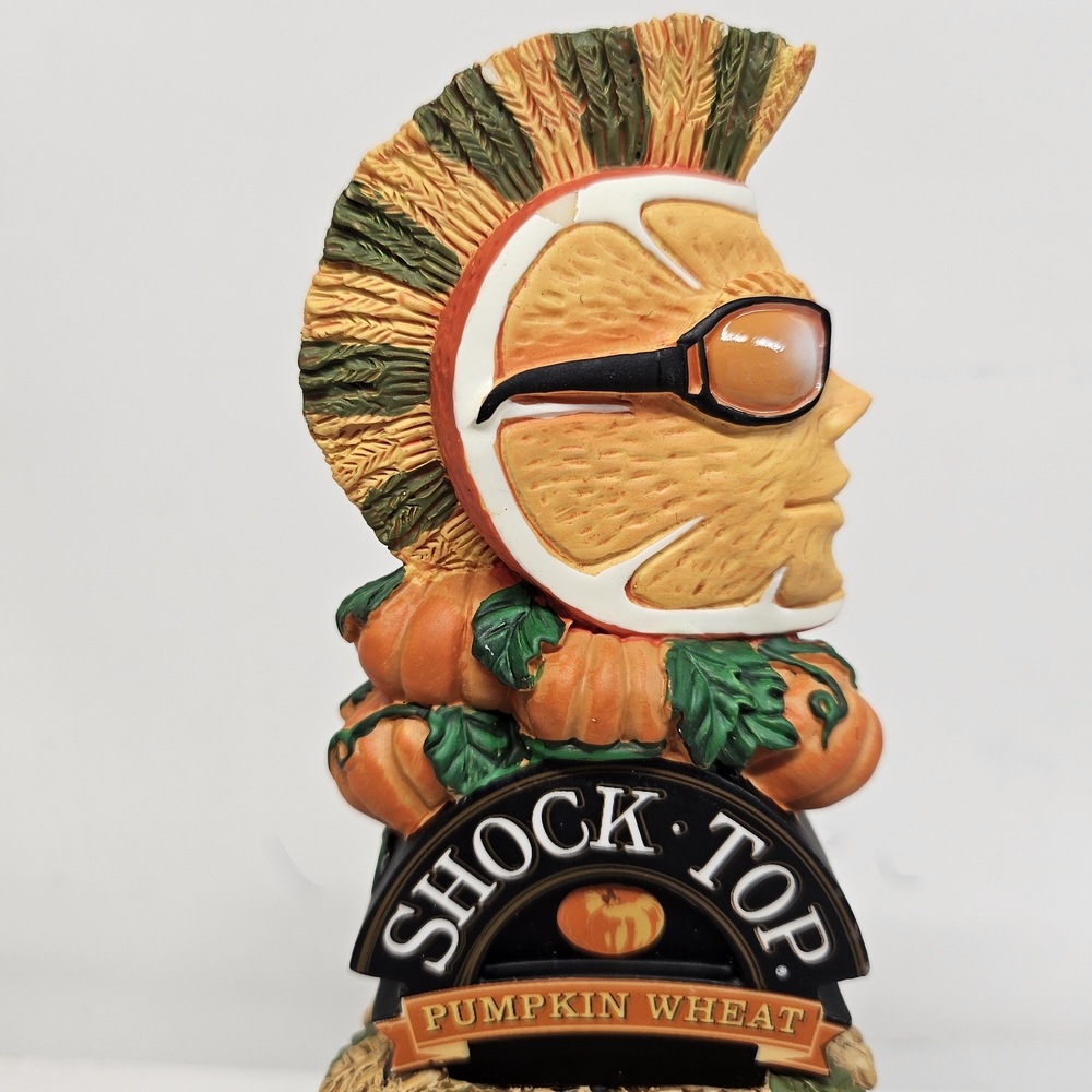 Shock Top Pumpkin Wheat Beer Tap Handle